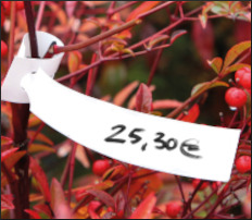 HDPE-Schlaufenetiketten für die klebefreie Kennzeichnung und Preisauszeichnung